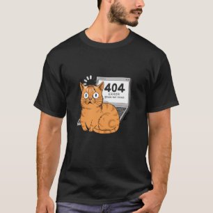 404 Fout Hersenen Niet Gevonden Grappige Programme T-shirt