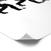 404 fout menselijke evolutie poster (Hoek)