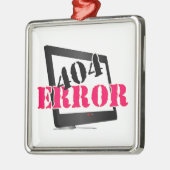 404 Fout Metalen Ornament (Links)