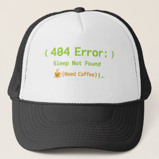 404 Fout: Slaap Niet Gevonden (Koffie Nodig) - Trucker Pet
