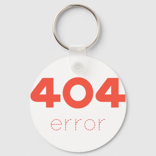404 fout sleutelhanger (Voorkant)