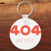 404 fout sleutelhanger (Voorkant)
