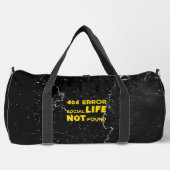 404 Fout Sociaal leven niet gevonden - Grappig Plunjezak (Voorkant)