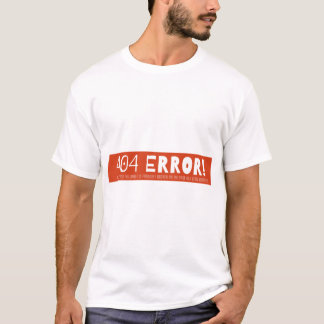 404 fout t-shirt