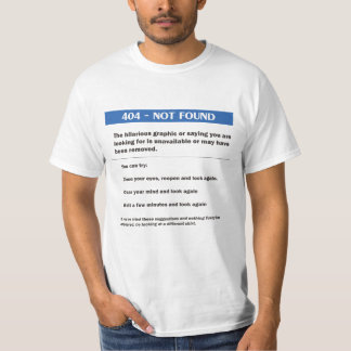 404 Fout T-shirt