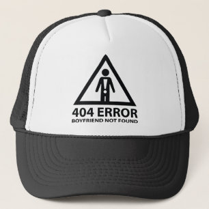 404 Fout vriend niet gevonden Trucker Pet