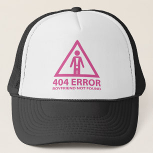404 Fout vriend niet gevonden Trucker Pet