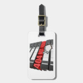 404 Foutbericht op de website niet gevonden Bagagelabel (Voorkant verticaal)