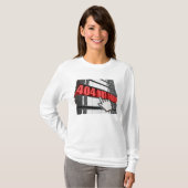 404 Foutbericht op de website niet gevonden T-shirt (Voorkant volledig)