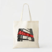 404 Foutbericht op de website niet gevonden Tote Bag (Voorkant)