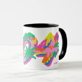 404 Gecodeerde Drip-typografie PNG | Kleurrijke Sm Mok (Voorkant rechts)