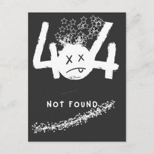 404 GEEN VERBINDING BRIEFKAART
