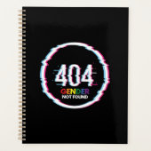 404 Geslacht Niet gevonden | Funny LGBTQ | Pride Planner (Voorkant)