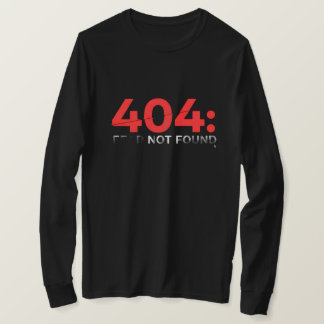 404: Gevreesde niet gevonden glitchende retro  T-shirt