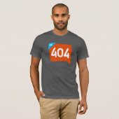 404 Klout niet gevonden. T-shirt (Voorkant volledig)
