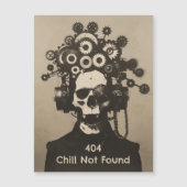 404 Koude niet gevonden Steampunk Mental Overload (Voorkant)