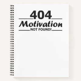 404. Motivatie niet gevonden! Notitieboek