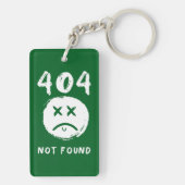 404 niet gevonden sleutelhanger (achterkant)