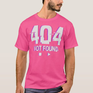 404 Niet gevonden Yami Kawaii Mode Japans Internet T-shirt