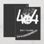 404 NO CONECTION BRIEFKAART (Voorkant / Achterkant)