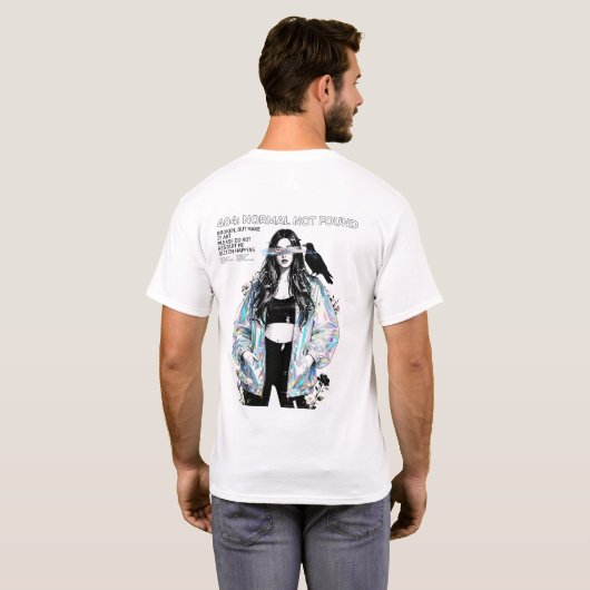404 – Normal Not Found T-shirt (Achterkant volledig)