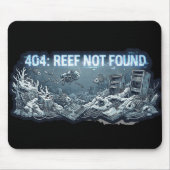 404 Reef Not Found – Underwater Tech Graveyard Muismat (Voorkant)
