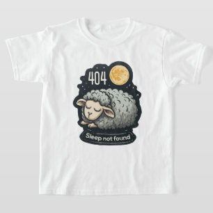 404 Slaap Niet Gevonden - Knuffel Konijn Schaap T-shirt