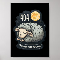 404 Slaap Niet Gevonden - Knuffelachtige Tekenfilm
