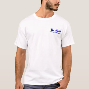 404 team heeft geen racing gevonden t-shirt