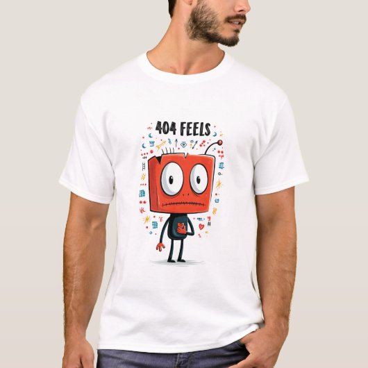 404 Voelt Grappig Alien Karakter Cadeau T-shirt (Voorkant)