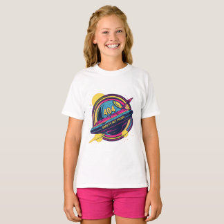 404 Zwaartekracht niet gevonden - Retro Space Pop  T-shirt