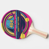 404 Zwaartekracht niet gevonden - Retro Space Pop  Tafeltennisbatje (Zijkant)