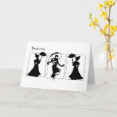 4059 Turn of the Century Dames Succes Kaart (Gele Bloem)