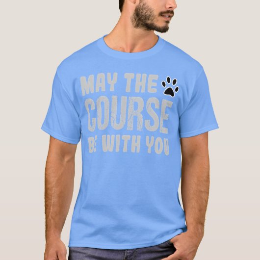 40693 Dog Agility And Rally Sports Mayhe Course fr T-shirt (Voorkant)