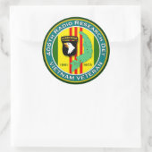 406ste RRD - ASA Vietnam Ronde Sticker (Tas)