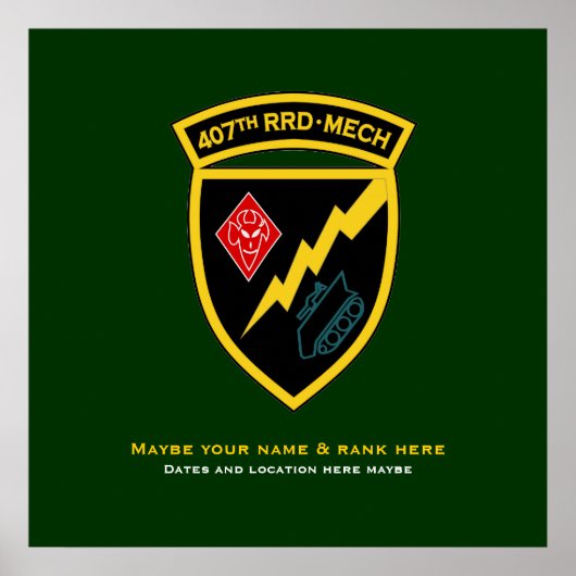 407e RRD - Mech SSI Poster (Voorkant)