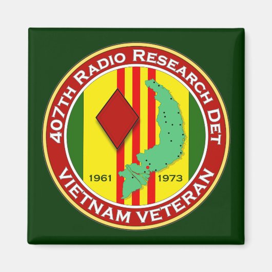 407ste RRD - ASA Vietnam Magneet (Voorkant)
