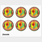 407ste RRD - ASA Vietnam Ronde Sticker (Vel)