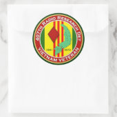 407ste RRD - ASA Vietnam Ronde Sticker (Tas)