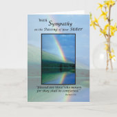 4081 Zuster Sympathie Rainbow Kaart (Gele Bloem)