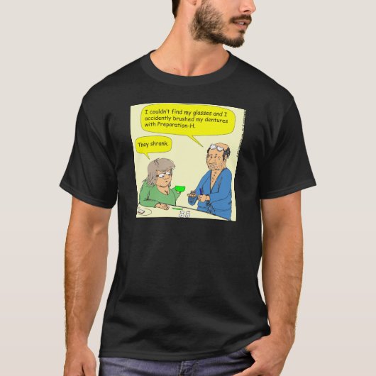 408 gebitten hemorroïde Cartoon T-shirt (Voorkant)