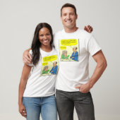 408 gebitten hemorroïde Cartoon T-shirt (Unisex)