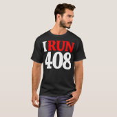 408 SHIRT/WHT-RED T-SHIRT (Voorkant volledig)
