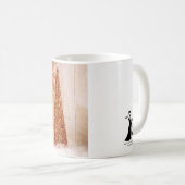 4092-Glitterbomen met herten en sneeuw Koffiemok (Voorkant rechts)