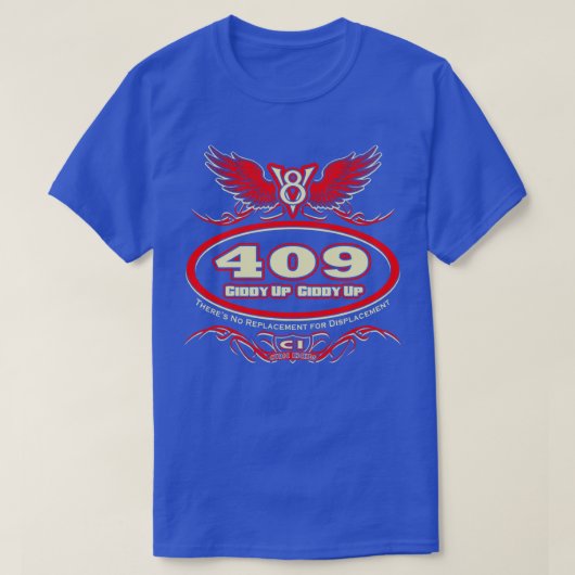 409 Giddy omhoog 2 T-shirt (Design voorkant)