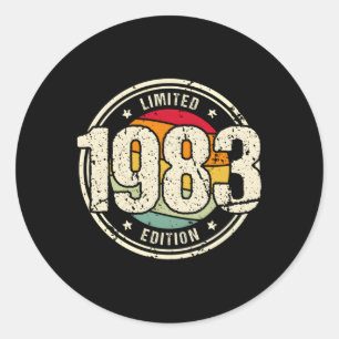 40 1983 40ste ronde sticker