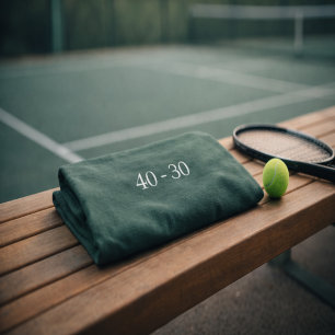 40–30 Tennis Handdoek – Spelerseditie