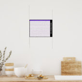 40 > 60 Tafelkaart | Tafels Poster (Keuken)