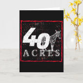40 Acres And A Mule Black History T Shirt Kaart (Gele Bloem)