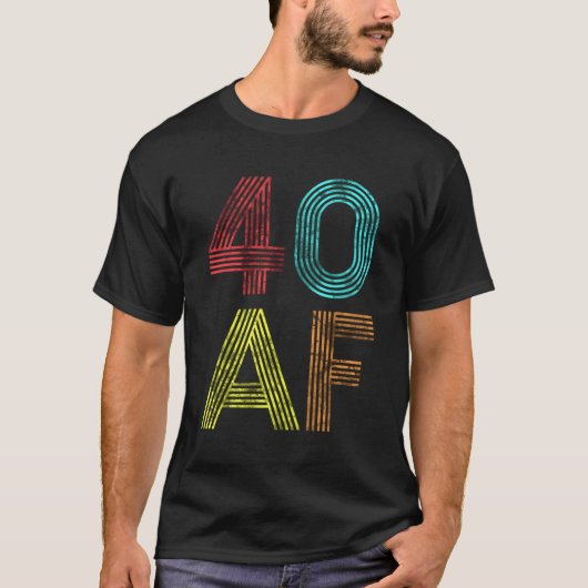 40 AF 40 e 1979 40 T-shirt (Voorkant)